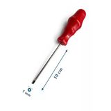 Bay-Tec Mk4466 5X100 Mm Tekli Mıknatıslı Düz Tornavida - Crv Yapılı , Ergonomik Saplı Pratik El Aleti