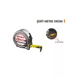 Bay-Tec Şerit Metre Krom 3 x 16MM