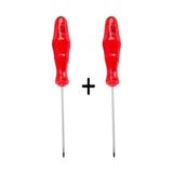 Bay-Tec Tornavida Düz 3X80MM Klemens MK4461 9034 ( 2 Adet ) Erpilsanelektronik - Kırmızı