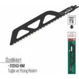 Bay-Tec Tuğla ve Ytong Tilki Kuyruğu Ucu Kılıç Testere Ucu 305 MM