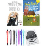 Bay Tekir ve Onun Tuhaf Kuralları ve Martıya Uçmayı Öğreten Kedi 2'li Set - Kalem