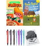 Bay Tekir ve Onun Tuhaf Kuralları ve Sınıftaki Gizemli Saat Faruk 2'li Set - Kalem