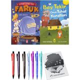 Bay Tekir ve Onun Tuhaf Kuralları ve Uzaydaki Gizemli Robot Faruk 2li Set