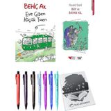 Bay ve Bayan Kıl ve Eve Giden Küçük Tren 2'li Set - Kalem