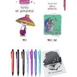 Bay ve Bayan Kıl ve Toto ve Şemsiyesi 2'li Set - Kalem