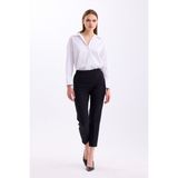Bayan Blek Boy Slim Pantolon - 2XL - 0 Siyah
