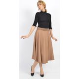 Bayan Kloş Etek 75 cm Boyunda Kışlık Ürün Sorallineline 780 Vizon - 42 - Camel