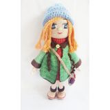 Bayan Maviş Bebek Amigurumi Organik Oyuncak