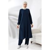 Bayan Umre ve Hac Kıyafeti Elit Kumaş Lacivert Lacivert XL