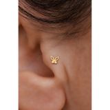 Bayar Gold 14 Ayar Altın Kelebek Flora Tragus Piercing