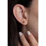 Bayar Gold 14 Ayar Altın Sade Top Küpe 5 mm