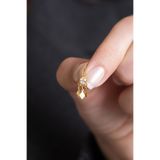 Bayar Gold 14 Ayar Altın Sallantılı Taşlı Halka Sıkıştırma Hızma