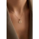 Bayar Gold 14 Ayar Altın Yaşam Çiçeği Kolye 1,4 cm
