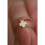 Bayar Gold 14 Ayar Altın Yonca Tragus Piercing