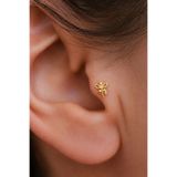 Bayar Gold 14 Ayar Altın Yusufçuk Tragus Piercing