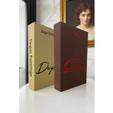 BayCazip 2’li Kumaş Kaplı Kitap Görünümlü Dekoratif Kutu | Hediye & Takı Kutusu