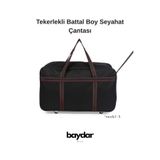 baydar Tekerlekli Büyük Boy Seyahat Çantası – 4 Boy Seçeneği (S-M-L-XL)–Su Geçirmez, Sert Taban