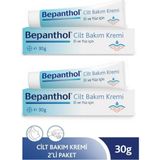 Bayer Bepanthol El ve Yüz Için Günlük Kullanıma Uygun Cilt Bakım Kremi 30 gr X2 Adet