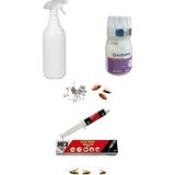 Bayer Hamamböceği Kalorifer Böceği Ilaçları - K-Othrime 50ML-1LT Fısfıs-Rex Böcek Jeli 20GR