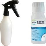 Bayer Hamamböceği ve Gümüşcün Ilacı Solfac 100 ml / 1000 ml Fısfıs / Eldiven