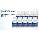 Bayer K-Othrine Sc 50 Genel Haşere Ve Böcek İlacı 50 Ml Kokusuz X 10 Adet
