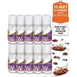 Bayer K-Othrine Sc 50 ml x 10 Adet (Kokusuz Genel Haşere Ilacı - Hamamböceği, Karınca, Sinek Etkili) Skt: 2029