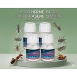 Bayer K-Othrine SC 50 Sıvı Haşere İlaçı 50 ml - 4'lü Avantaj Paketi Güçlü Etkili Çözüm