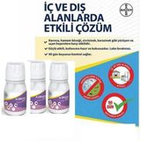 Bayer K-Othrine SC50 50ML X3 Adet Tahta Kurusu Hamam Böceği Karasinek ve Sivrisinek Mücadelesinde Uzun Süreli Etki