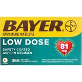 Bayer Low Dose Aspirin 81 Mg 365 Entric Coated Tablet - 365 Tablet