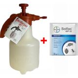 Bayer Solfac WP10 50 gr Pire Hamamböceği Karasinek ve 2,5 Litre Gardener Basınçlı Pompa