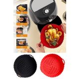 Bayev 20 Cm Yuvarlak Airfryer Silikon Pişirme Kalıbı - Hava Fritözü Kalıbı