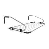 Bayev Eko Yeni Dirsekli Balkon Kurutmalık Siyah - Balkon Askısı Çamaşırlık Siyah