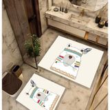 Bayev Soley Bear Djt. 2 Li Banyo Paspas Seti Klozet Takımı 1007 01