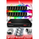 Bayicam 16 Kameralı Ultra 16 Dış Kamera Set HDD'siz 5 MP 2K Net Renkli Gece Görüşlü Güvenlik Kamerası Sistemi