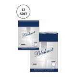 Bayindir A4 Spiralli Bloknot Kareli 80 Yp 12 Adet