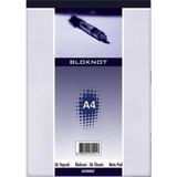 bayındır bloknot not defteri kareli 36 yaprak a4 70 gram bbn0100 (12 li paket) - Karışık