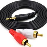 Bayındır Elektronik 3.5 Mm Stereo To 2Rca Kablosu Aux Tos Ses 1.5 Mt Kablo Sound Audıo Erkek Ara Kulaklık Standart