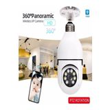 BAYINDIRELEKTRONİK 360 Ptz Ip Kamera Gece Görüş Kablosuz Bebek Güvenlik Akıllı Ampul Wifi Kamera E27 Duy Tip