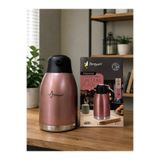 BAYKAL HOME Penguen 2 Litre Paslanmaz Çelik Vakumlu Termos Rose Gold 12 Saat Sıcak 24 Saat Soğuk