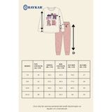 Baykar 9282 Pembe Kız Çocuk Pijama Takımı