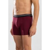 Baykar Erkek Compact Pamuklu Düz Boxer 1428 Bordo - XL