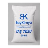 BAYKİMYA Bay Kimya Kokulu (Kokusuzdur) Taş Tozu Beyaz 1 Çuval TEK PAKET 30 Kg