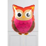 Baykuş Folyo Balon Woodland Tema Doğum Günü 54cm