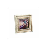 Baykuşlar Ve Kız Baskılı Taş Tablo 20X20