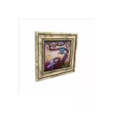 Baykuşlar Ve Kız Baskılı Taş Tablo 25X25