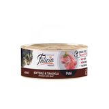 Baylanpet Felıcıa Tahılsız 85 Gr - Biftekli Tavuklu Kıyılmış Konserve Kedi Maması 6X85gr