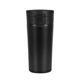 Baylar 522-304 Paslanmaz Çelik Çift katman Katman Kahve fincanı araç 380 ML Termos Bardak Siyah (Siyah)
