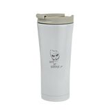 Baylar Joker Temalı Çift Katmanlı Termos Kupa Çay Ofis Kahve Paslanmaz Çelik Bardak 500 Ml Tek Ebat Beyaz