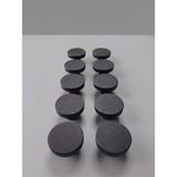 Baylin 3D 10 Adet Set Modern Mobilya Kulpu- Salon ,mutfak , Cocuk Odası Kulpları (30MM Vida Dahil) - Siyah