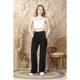 BAYLIN FASHION Kadın Korsaj Kemerli Pantolon - Likralı Krep Kumaş- Büyük Beden